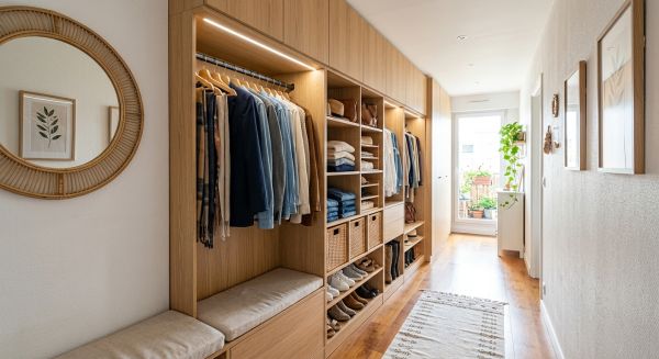 Top astuces pour aménager un couloir en dressing fonctionnel